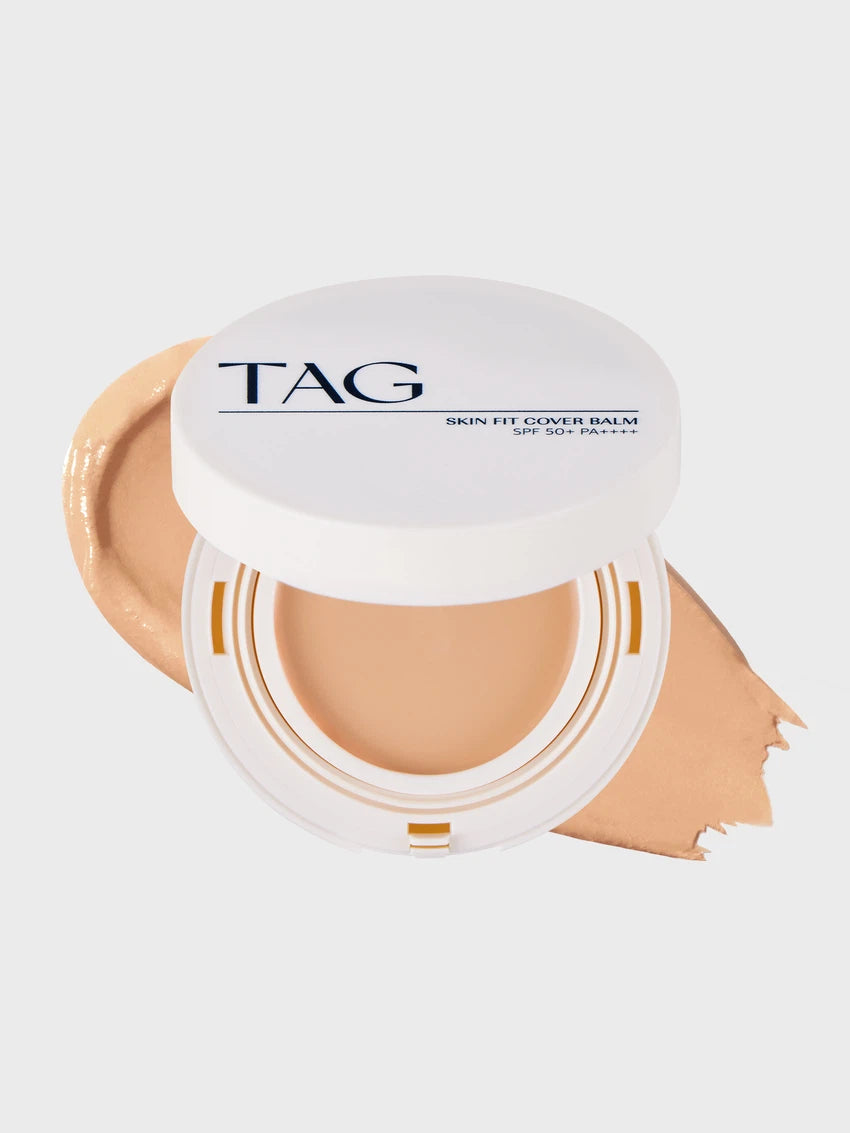 【韓國 DAISO】TAG | Skin Fit Cover Balm 貼膚遮瑕氣墊 12g (2款選)