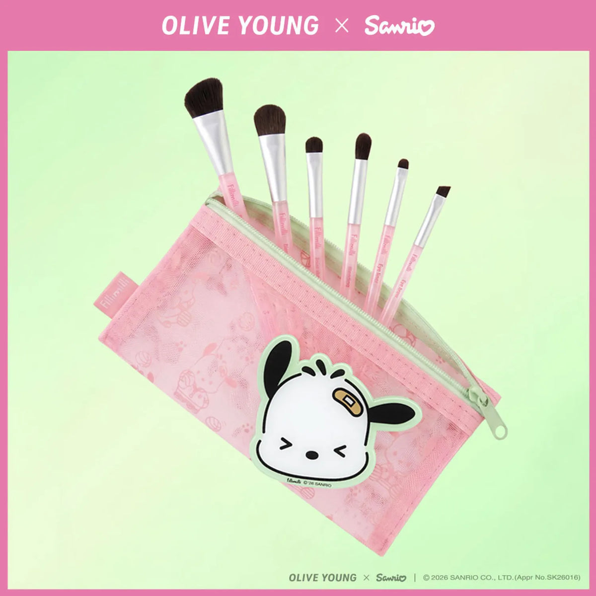 FILLIMILLI × PC狗 | 眼妝刷具 6支裝 (Eye Brush Set)