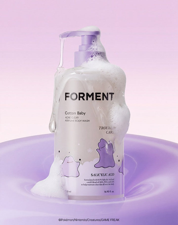 FORMENT x Pokémon | 百變怪 抗痘香水沐浴露 500ml