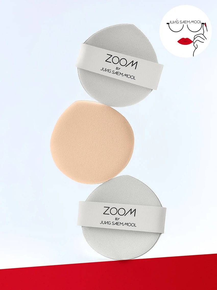 【韓國 DAISO】 ZOOM by JUNG SAEM MOOL | Rubycell 便攜迷你粉撲 (3入組)