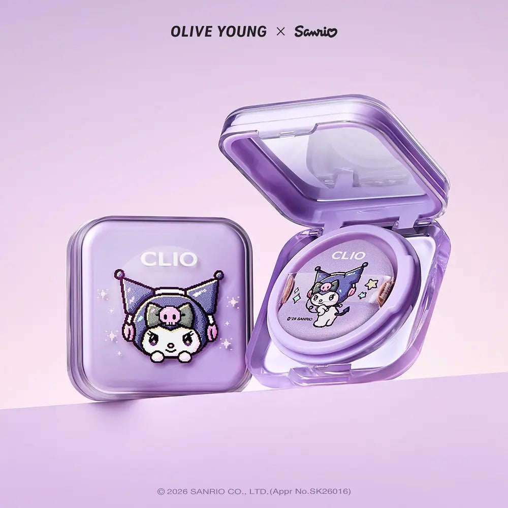 CLIO × Kuromi | Kill Cover 迷你氣墊粉底 (Mini Cushion)