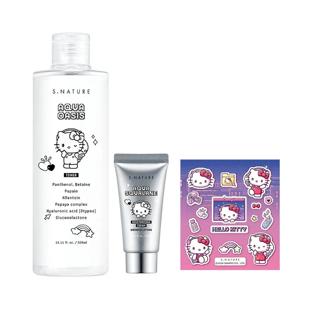 S.NATURE × Hello Kitty | 舒緩爽膚水 300ml (Aqua Oasis Toner)