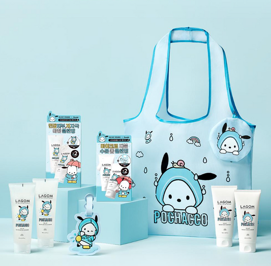 LAGOM × Pochacco PC狗 | 水感保濕洗面凝膠/微米泡沫洗面膏