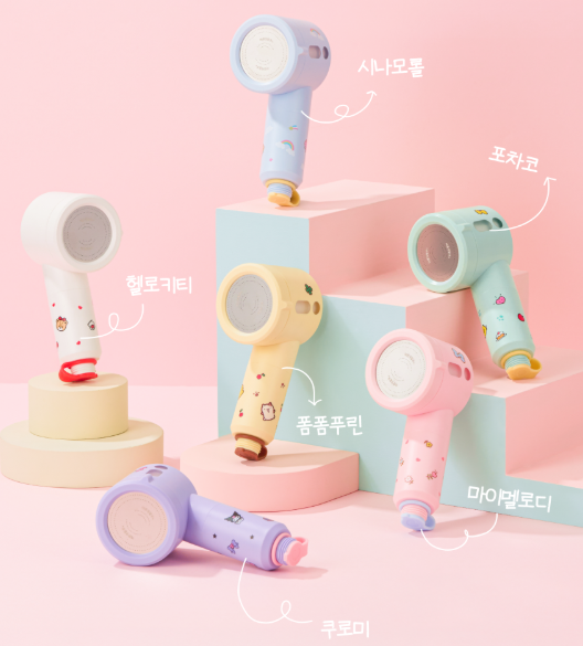 Bareunsoo x Sanrio | 迷你旅行過濾花灑套裝 (花灑頭 + 2濾芯)