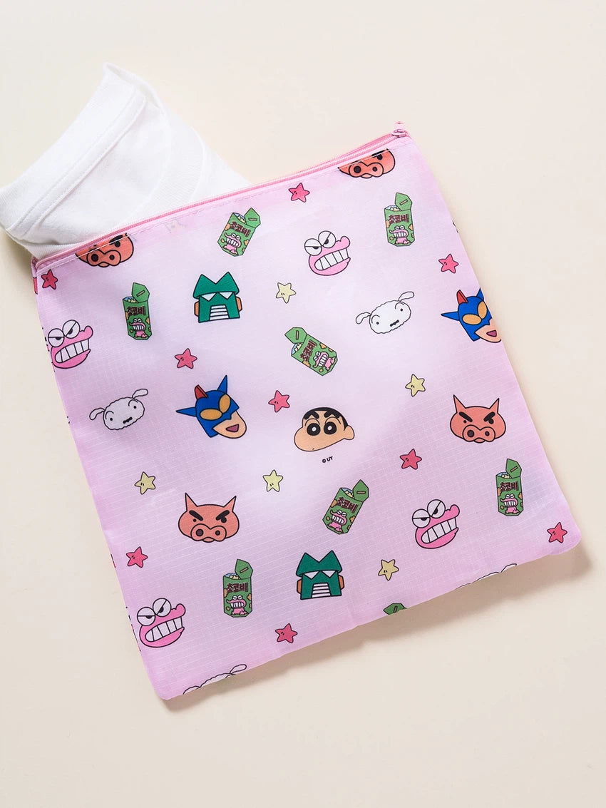 【韓國 DAISO】蠟筆小新 | 旅行收納袋系列 (6款)