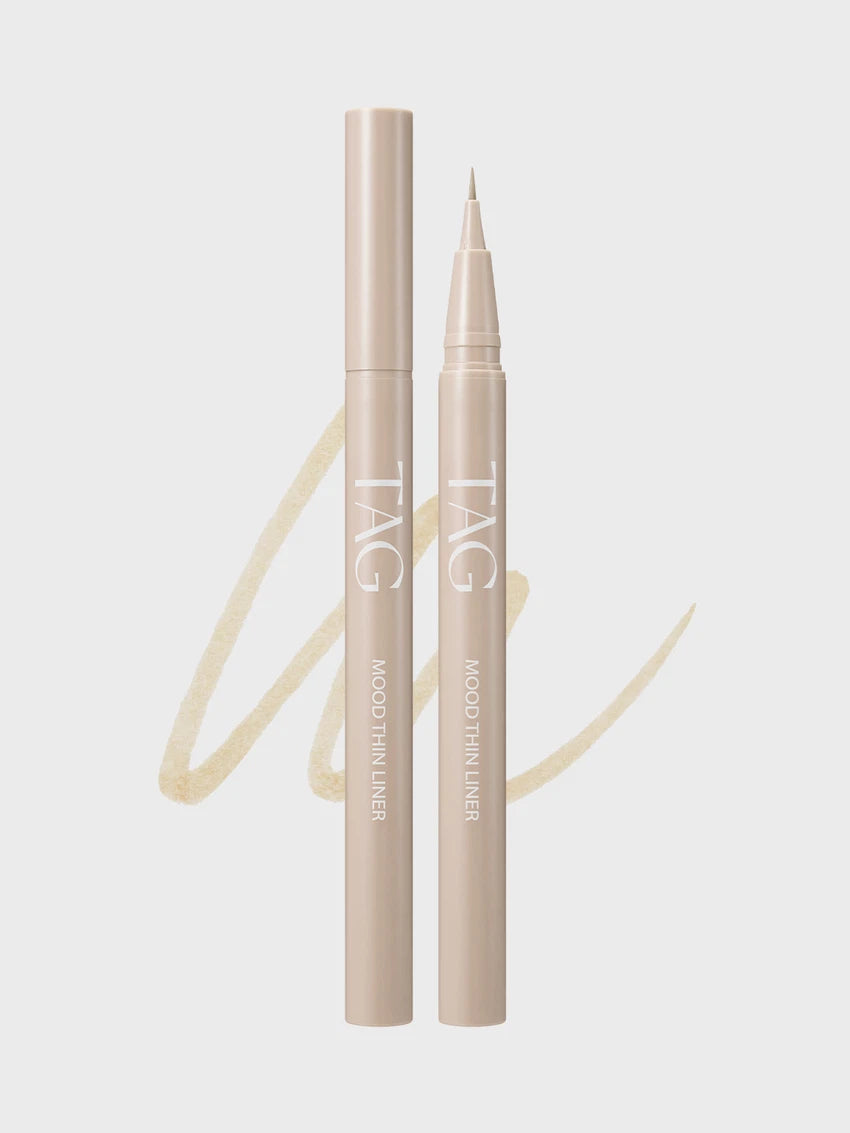 【韓國 DAISO】TAG | Mood Thin Liner 氛圍感眼線筆 (4款選)