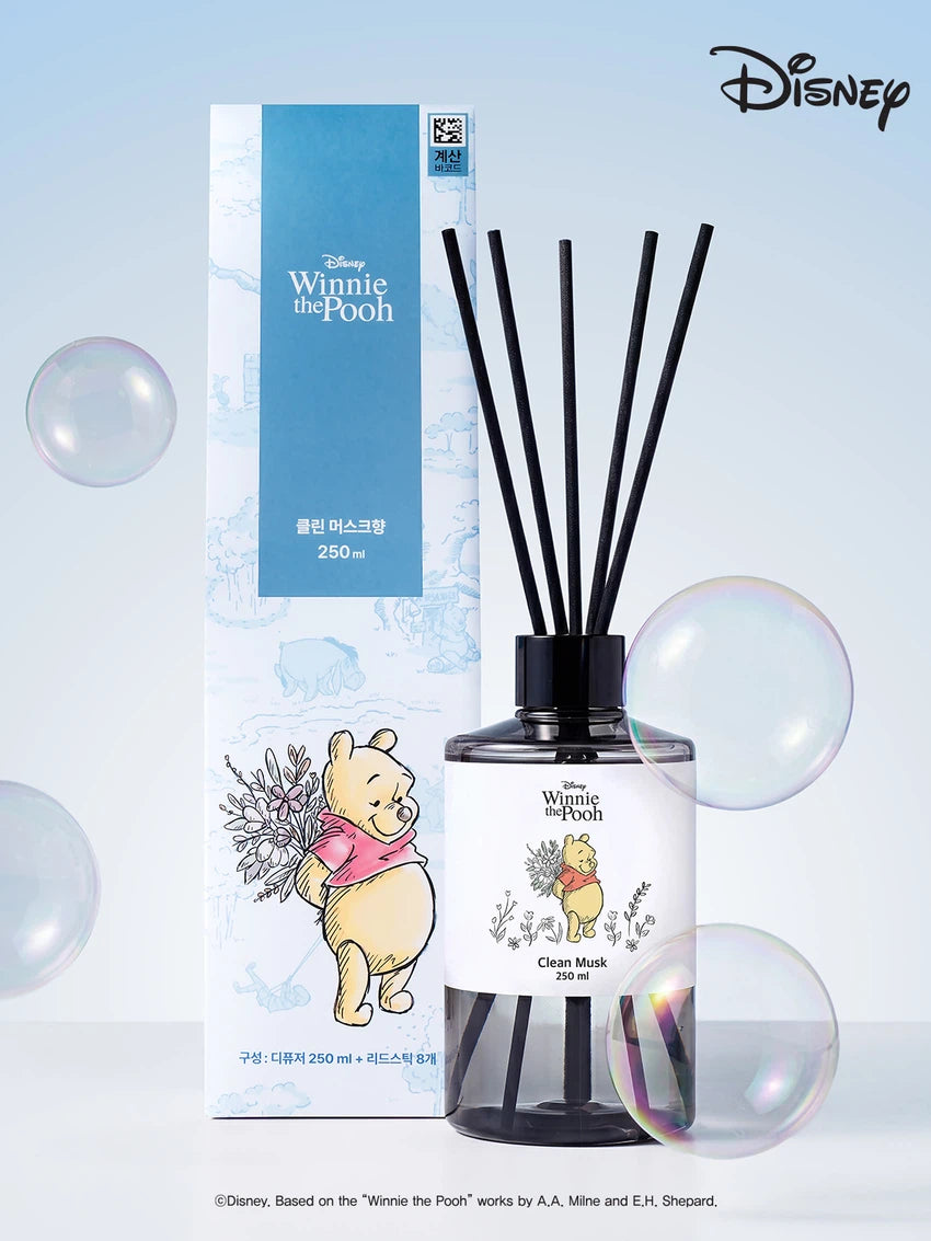 【韓國 DAISO】 Pooh x KUNDAL | 香氛擴香瓶 250ml (3款香味)