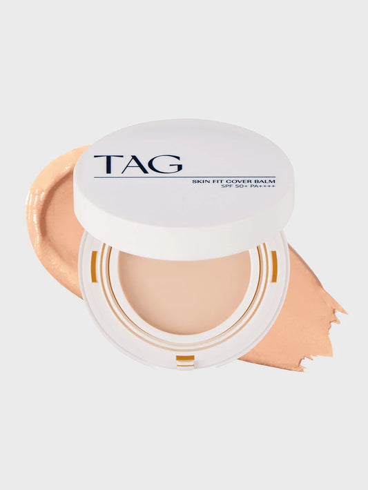 【韓國 DAISO】TAG | Skin Fit Cover Balm 貼膚遮瑕氣墊 12g (2款選)