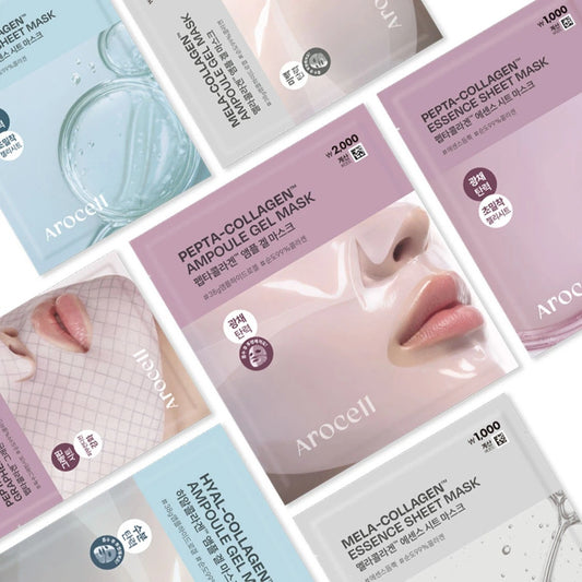 【韓國 DAISO】AROCELL | Gel & Special Sheet Mask 高效凝膠/石墨烯特效面膜 1pc (4款選)