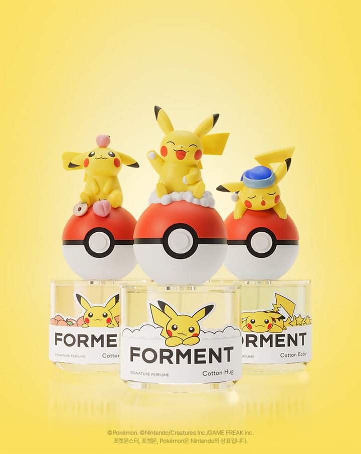 FORMENT x Pokémon |  比卡超聯名限定香水 (3款) (送身體噴霧)