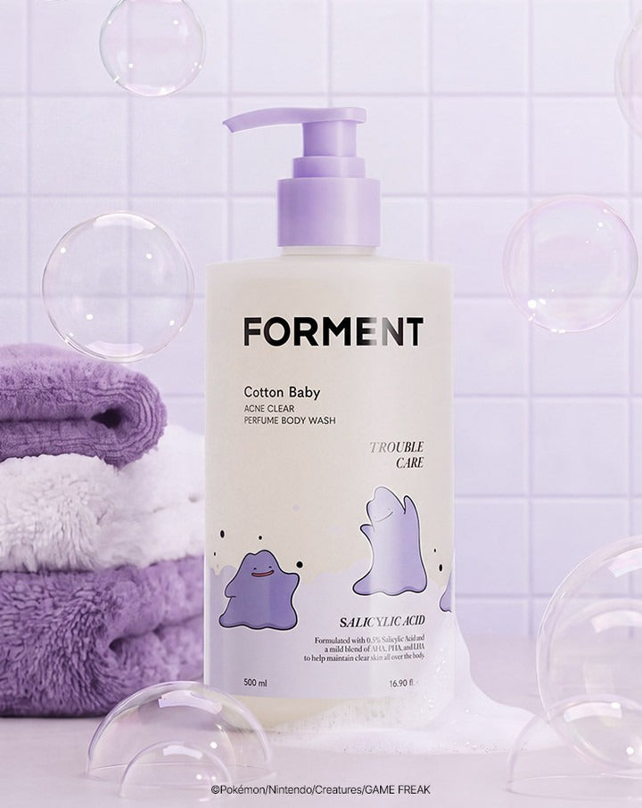 FORMENT x Pokémon | 百變怪 抗痘香水沐浴露 500ml
