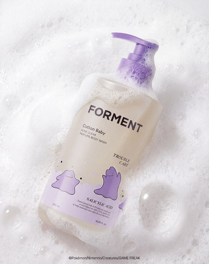 FORMENT x Pokémon | 百變怪 抗痘香水沐浴露 500ml