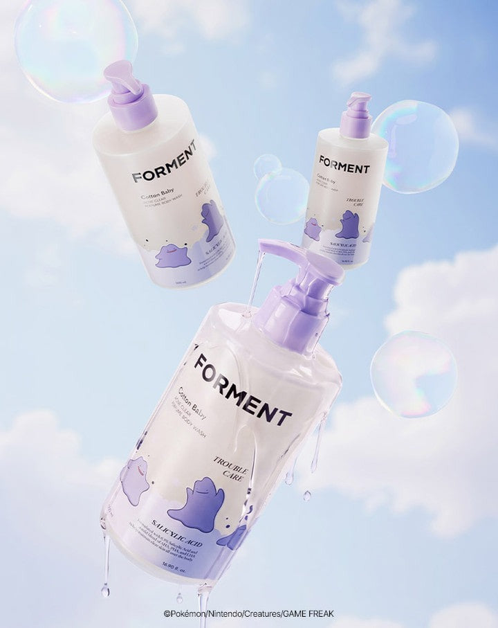 FORMENT x Pokémon | 百變怪 抗痘香水沐浴露 500ml
