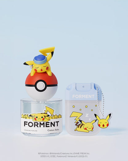FORMENT x Pokémon |  比卡超聯名限定香水 (3款) (送身體噴霧)