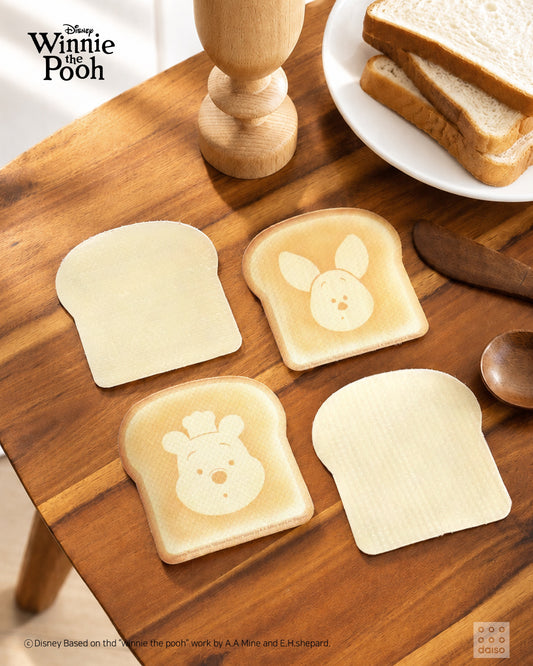 【韓國 DAISO】Pooh  | 髮貼/魔鬼氈貼 (2款)