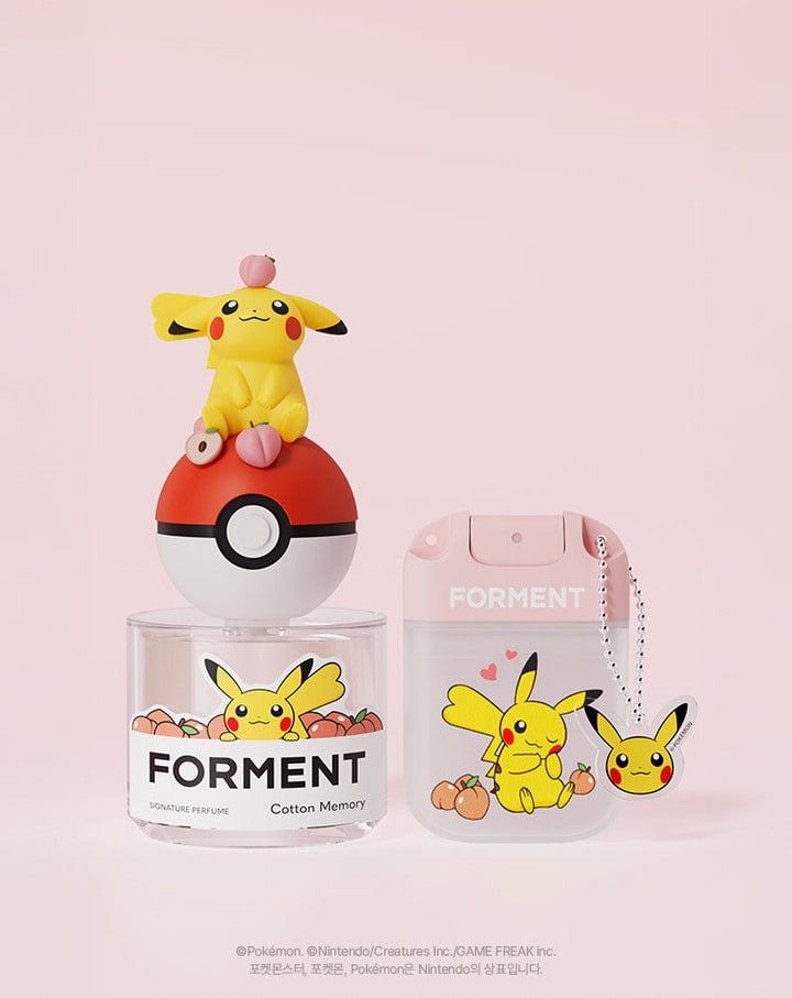 FORMENT x Pokémon |  比卡超聯名限定香水 (3款) (送身體噴霧)