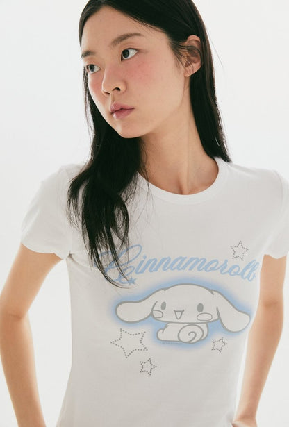 SPAO X 肉桂狗 | 修身短袖T恤