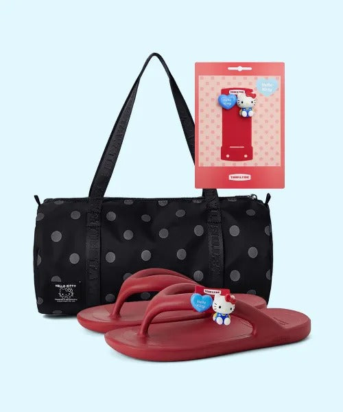TAW&TOE x Hello Kitty | Zerovity 夾腳拖鞋套裝 (Red)