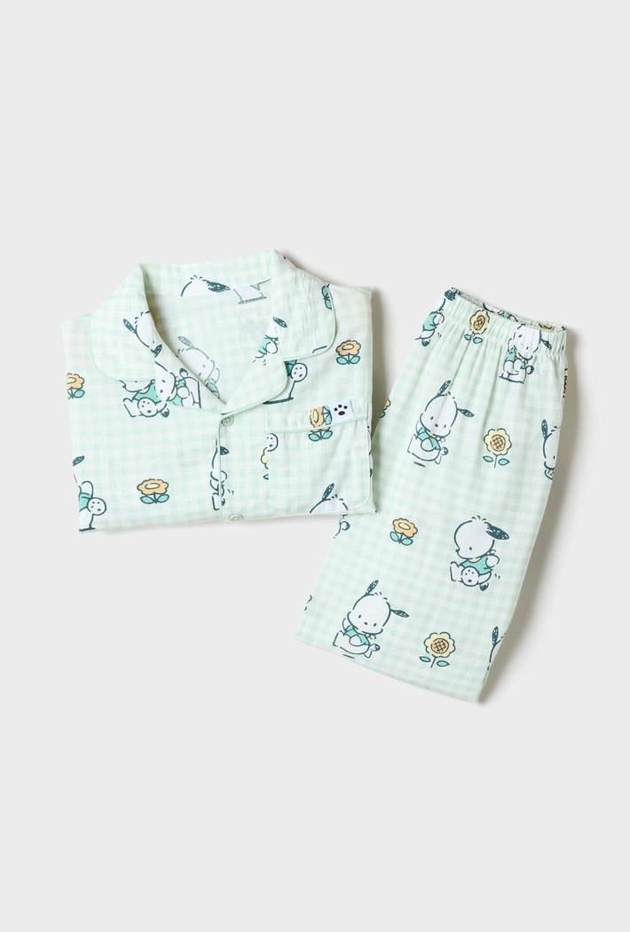 SPAO X PC狗 | 長袖睡衣套裝 (淺綠色) (KIDS)