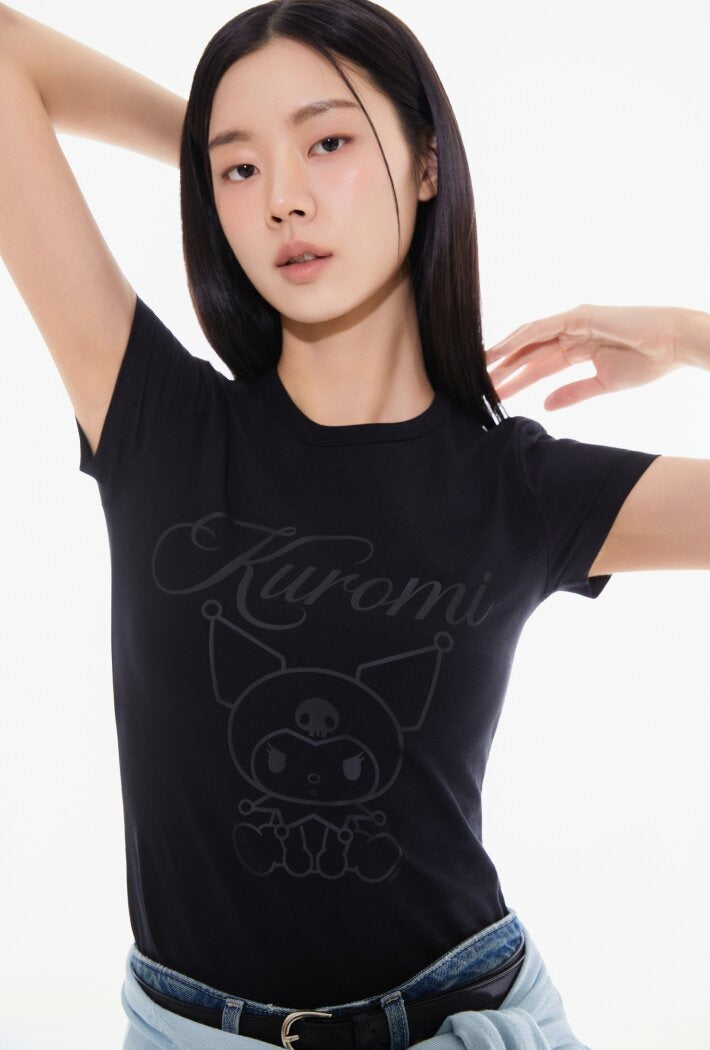 SPAO X KUROMI | 修身短袖T恤