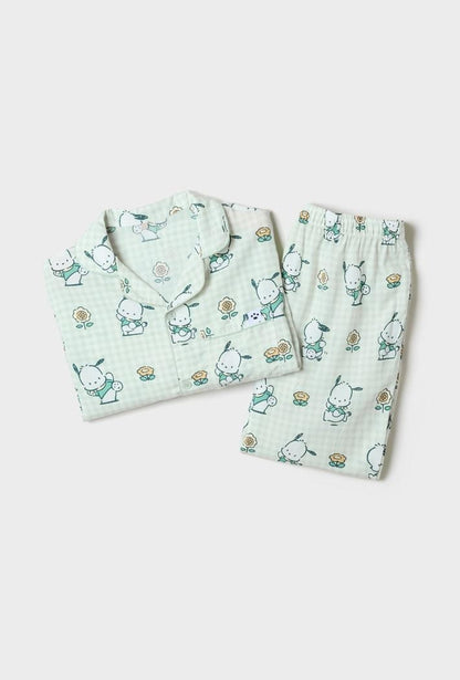 SPAO X PC狗 | 長袖睡衣套裝 (淺綠色)