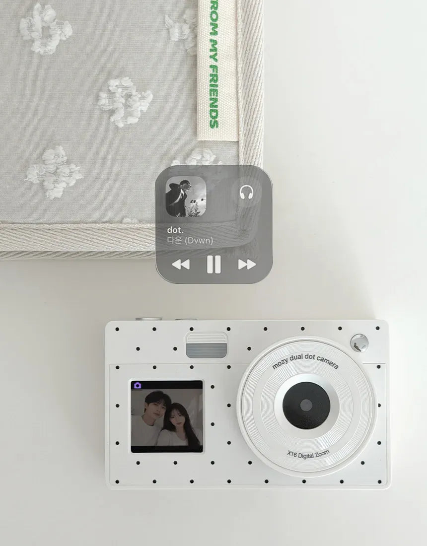 (超靚波點款!!) Booie | Y2K Dual Screen Dot Retro Digital Camera