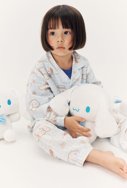 SPAO X 肉桂狗 | 長袖睡衣套裝 (淺藍色) (KIDS)