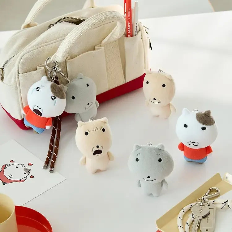 NUGASA | "My Mood Today" Plush Keyring  (6款選)
