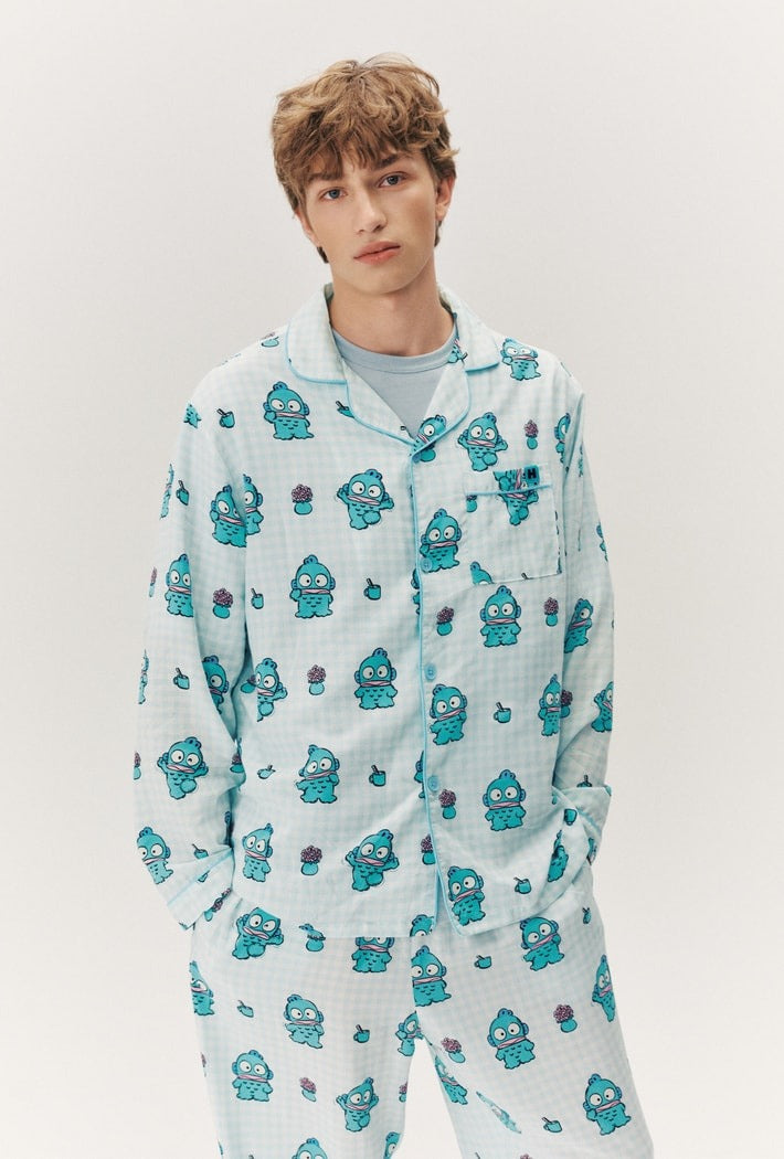 SPAO x 水怪 | 長袖睡衣套裝 (淺藍色)