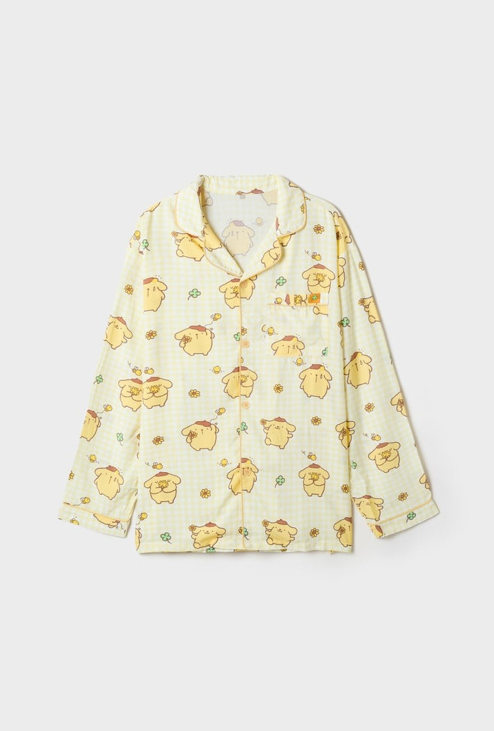 SPAO X 布甸狗 | 長袖睡衣套裝 (黃色)