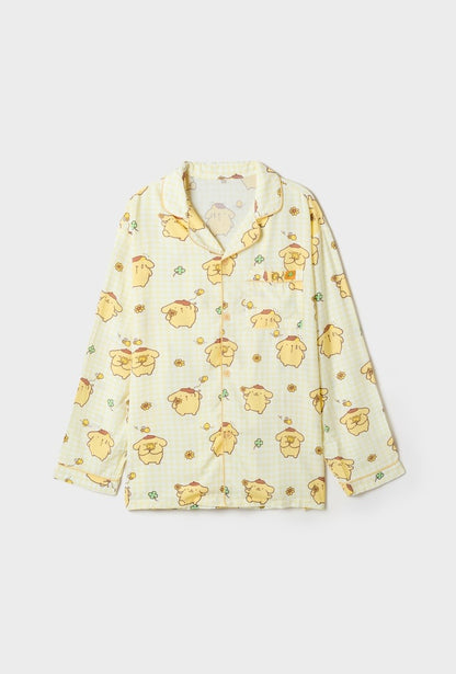 SPAO X 布甸狗 | 長袖睡衣套裝 (黃色)