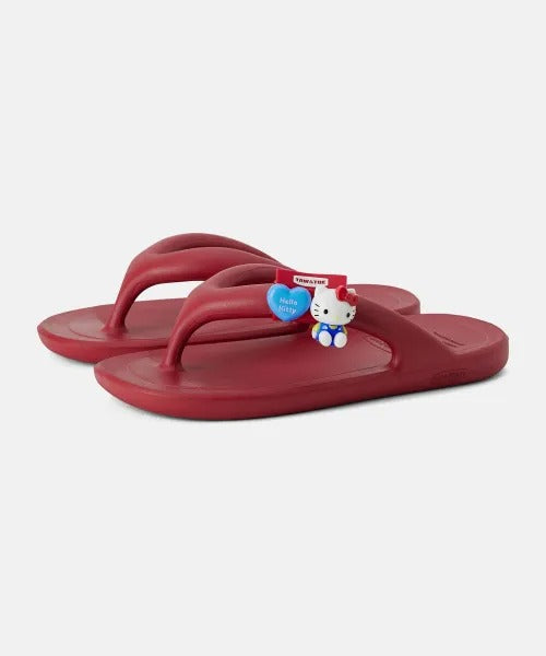 TAW&TOE x Hello Kitty | Zerovity 夾腳拖鞋套裝 (Red)