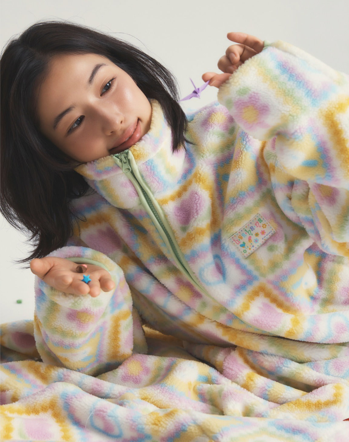 SPAO X 花小兔 | 2026 秋冬新款毛毛外套