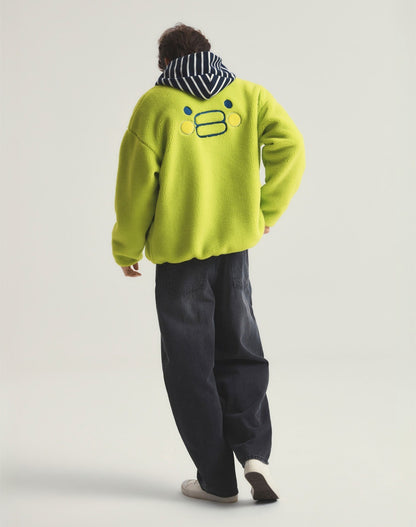 (11月20出貨）SPAO X Tamagotchi | 2026 秋冬新款毛毛外套