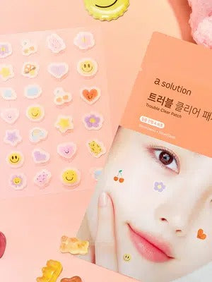 【韓國 DAISO】a-solution | Trouble Clear Patch 擠後專用修護暗瘡貼 26貼裝