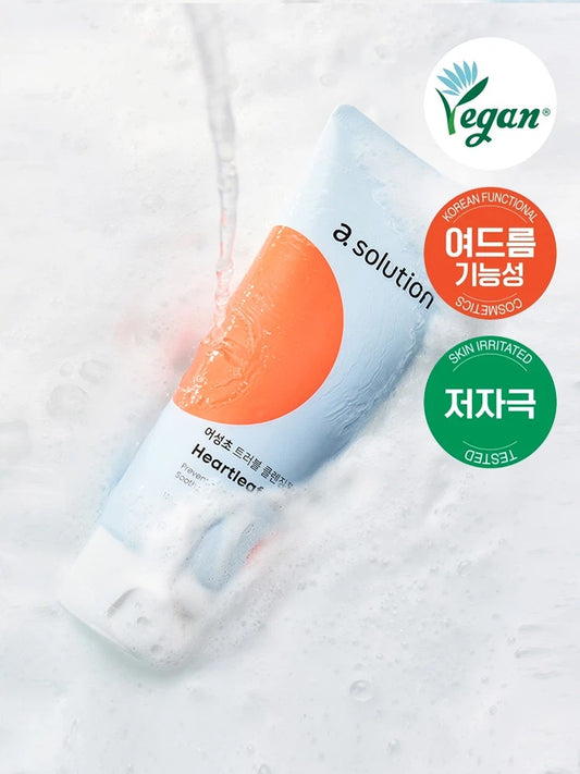 【韓國 DAISO】a-solution | 魚腥草抗痘潔面乳 100g