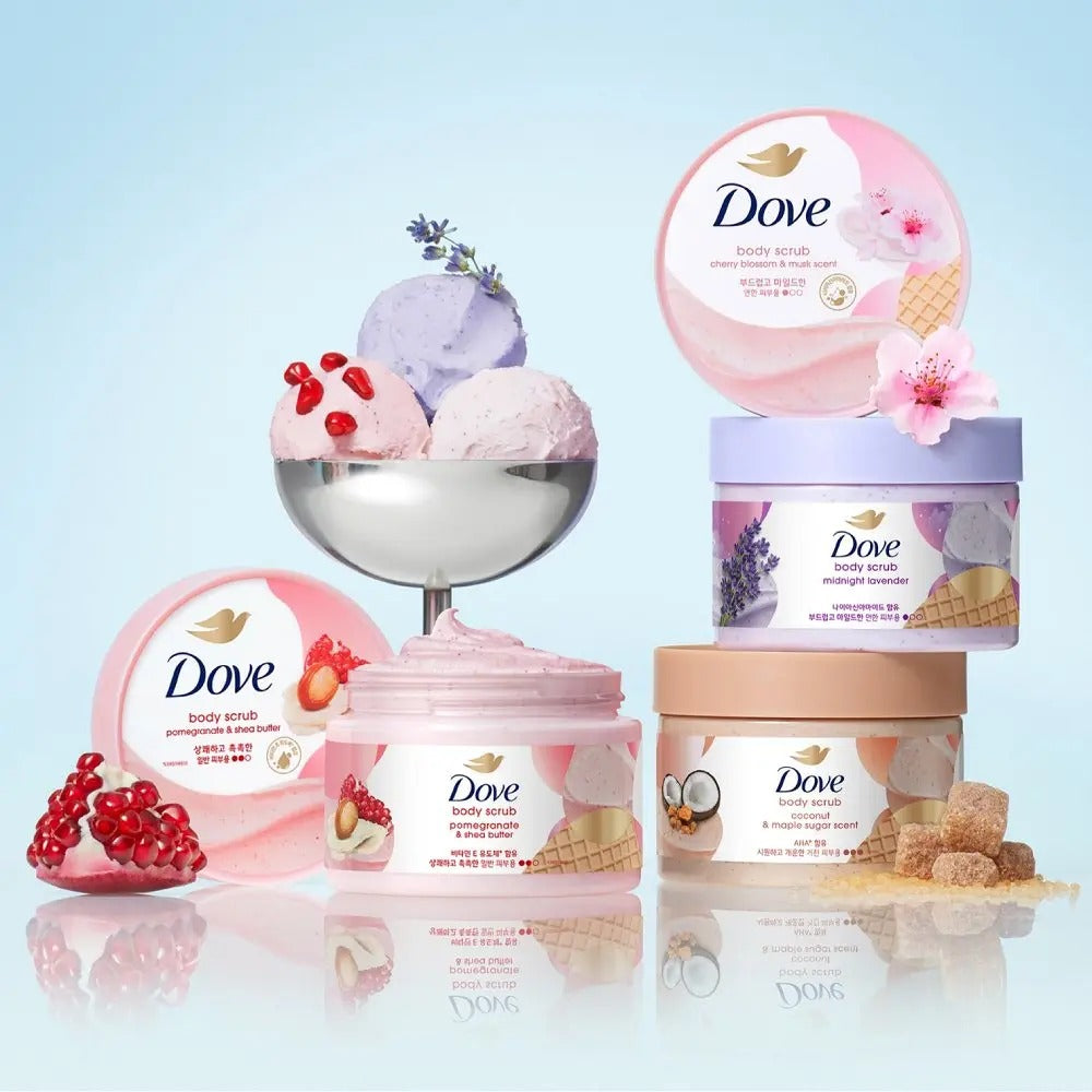 Dove | 溫和去角質身體磨砂膏 298g (4款)