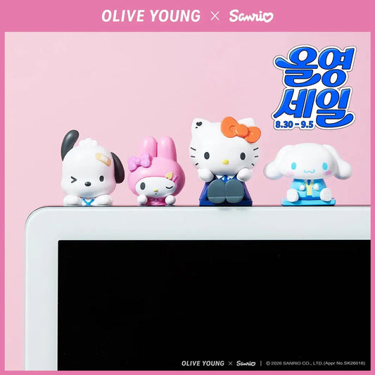 FILLIMILLI × Sanrio | 螢幕黏貼式迷你公仔 (7款隨機) (Monitor Mini Figure)