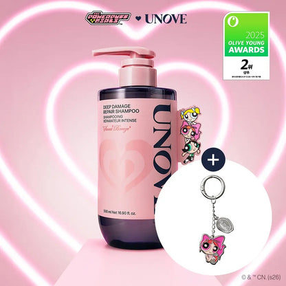 UNOVE (어노브) × 飛天小女警 | 蛋白質受損修護洗髮精 500ml x2