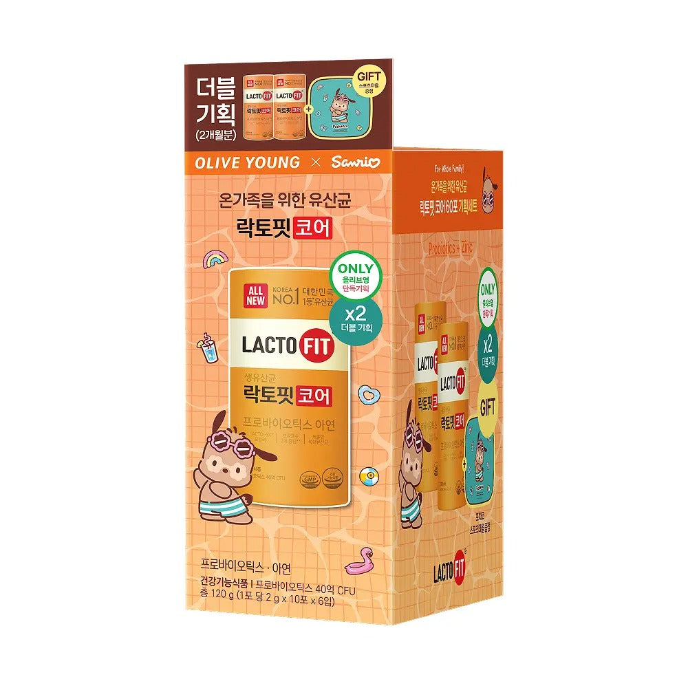 Lacto-Fit × PC狗 | Core 強化核心益生菌 30包 x2