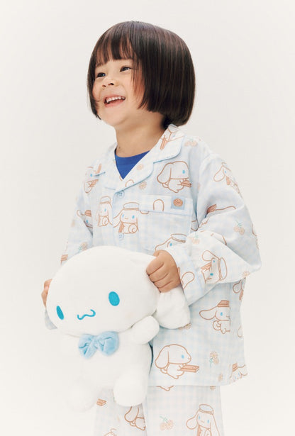 SPAO X 肉桂狗 | 長袖睡衣套裝 (淺藍色) (KIDS)