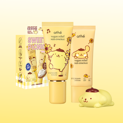 athé (아떼) × 布甸狗 | 植萃純素清爽防曬精華 EX 50ml+35ml SET