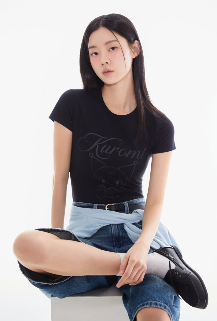 SPAO X KUROMI | 修身短袖T恤