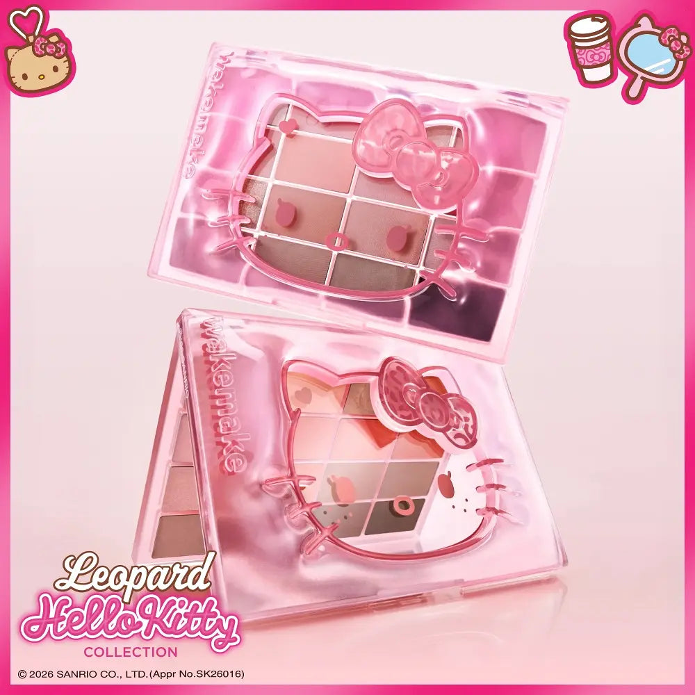 WAKEMAKE × Hello Kitty | 16色柔霧眼影盤 (Eye Palette)